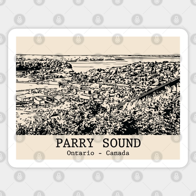 Parry Sound - Ontario Magnet by Lakeric